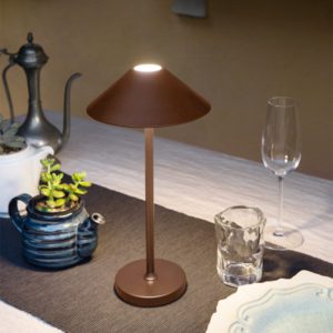 Lampada da tavolo Moon Ambientazione Ondaluce luceledcom