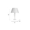 Lampada da tavolo Ravel LG Disegno tecnico Ondaluce luceledcom