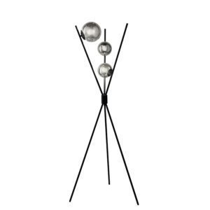 Lampada da terra Corolla Nero Ondaluce luceledcom