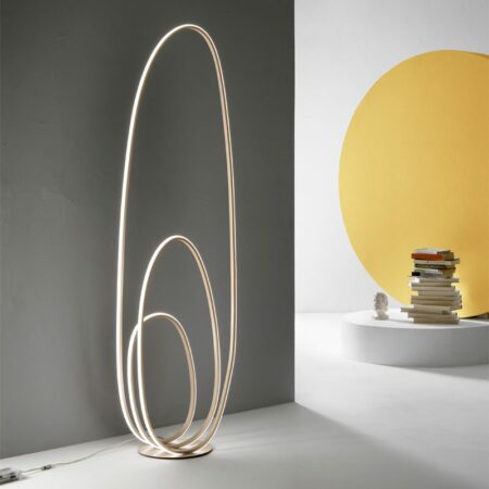 Lampada da terra Golden Ambientazione Ondaluce luceledcom