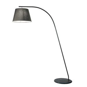 Lampada da terra Gru Nero Ondaluce luceledcom