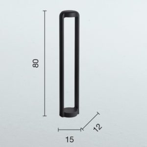 Lampada da terra Moby GR Disegno tecnico Ondaluce luceledcom
