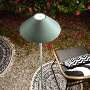Lampada da terra Moon Salvia Ondaluce luceledcom