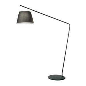 Lampada da terra Velvet Nero Ondaluce luceledcom