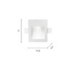 Segnapasso Led Funky Disegno tecnico Ondaluce luceledcom