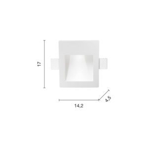Segnapasso Led Funky Disegno tecnico Ondaluce luceledcom