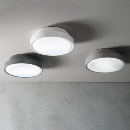 lampada da soffitto Petar Colorazioni Ondaluce luceledcom