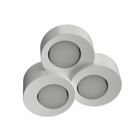 Plafoniera da soffitto per 3 lampadine GX53 led