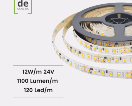 STRISCIA LED STRIP LED PERFORMANTE 12W_M DE SANCTIS LIGHT DESIGN