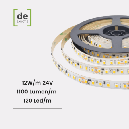 STRISCIA LED STRIP LED PERFORMANTE 12W_M DE SANCTIS LIGHT DESIGN