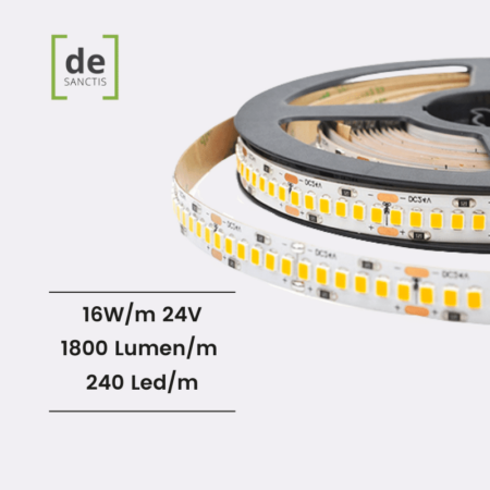 STRISCIA LED STRIP LED PERFORMANTE 16W_M DE SANCTIS LIGHT DESIGN