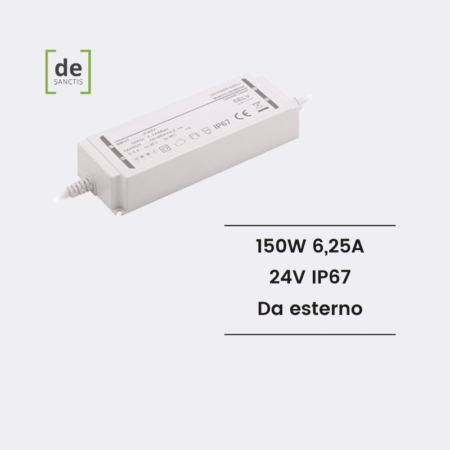 Alimentatore da esterno DS67-150W24V de Sanctis Light & Design