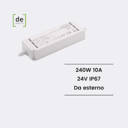 Alimentatore da esterno DS67-240W24V de Sanctis Light & Design