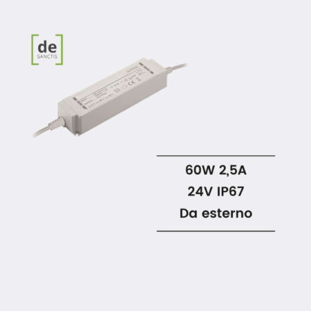 Alimentatore da esterno DS67-60W24V de Sanctis Light & Design