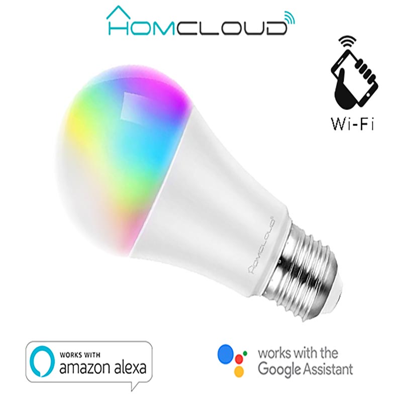 Lampadina Wi-FI RGB + Bianco CCT E27 dimmerabile – Homcloud