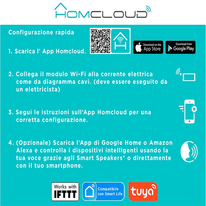 MODULO PER TAPPARELLE WIFI DA INCASSO