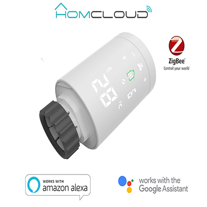 Valvola termostatica per radiatori Smart digitale zigbee – Homcloud