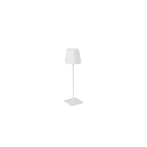 Lampada da tavolo a batteria con base di ricarica IP54 Drink Bianco