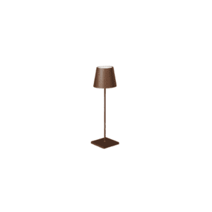 Lampada da tavolo a batteria con base di ricarica IP54 Drink Corten