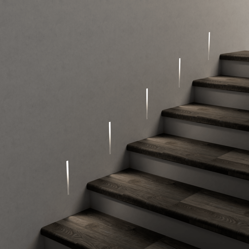Sovil Escape Faretto LED Parete Esterno 10W Nero - Luce Naturale 4000K Con EASY CHANGE