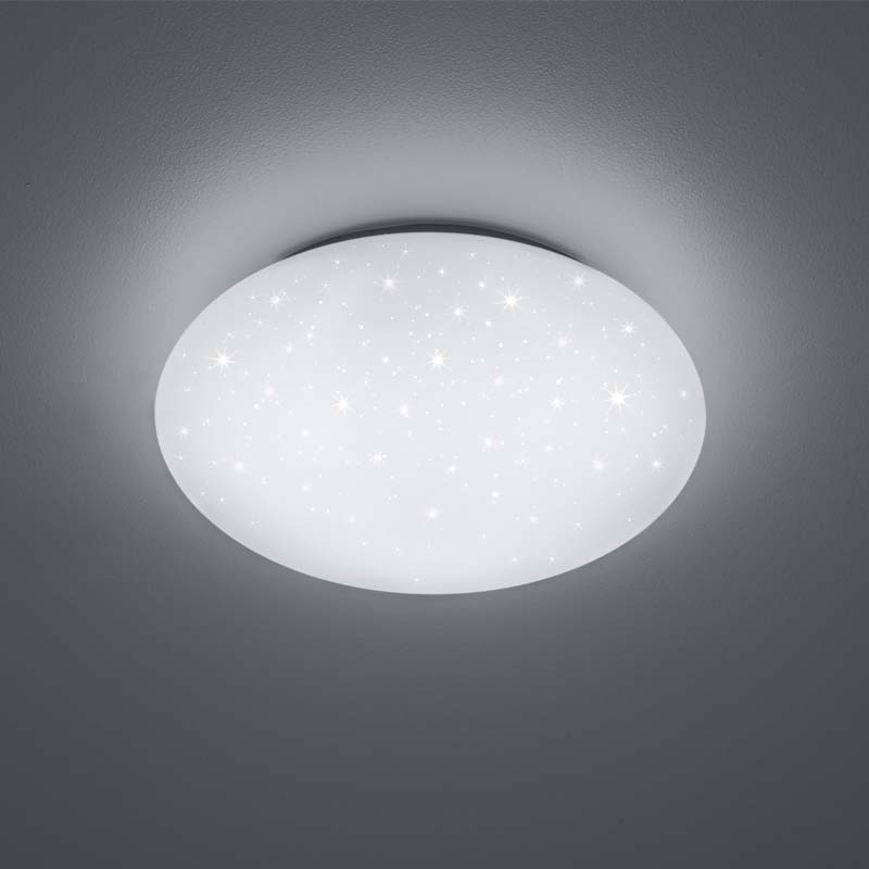 Plafoniera Led rotonda Paolo effetto stelle 15W D.37 cm – Trio lighting