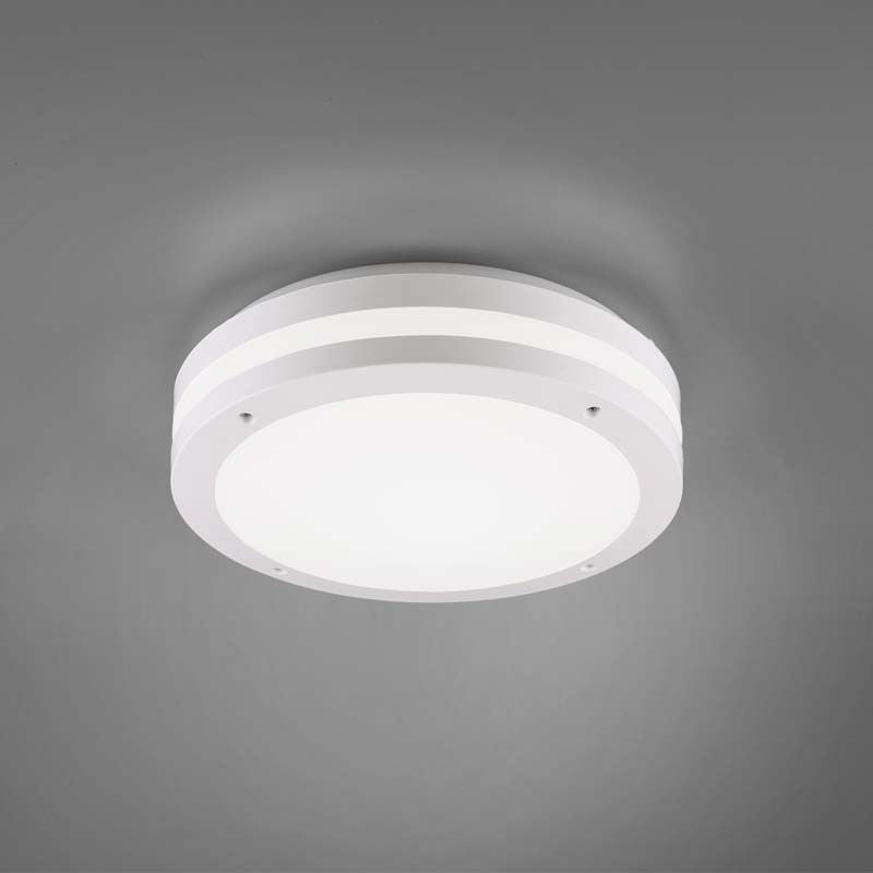 Plafoniera Led per esterni Piave con sensore di movimento IP54 D. 30 cm-  Trio Lighting