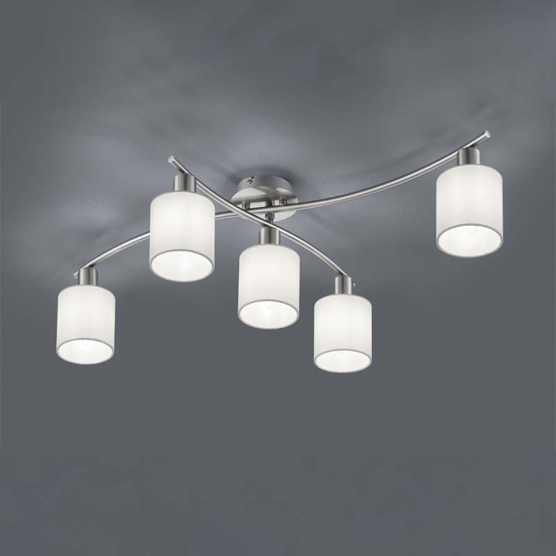 Trio Garda Lampada Da Tavolo - Diffusore In Nichel Opaco, 9.5 Cm, Attacco E14 (Lampadina Esclusa)