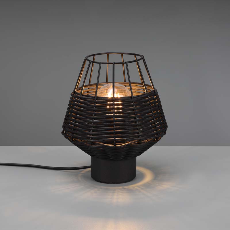Lampada da tavolo Led Borka rotonda D.17 cm H.20 cm- Trio Lighting