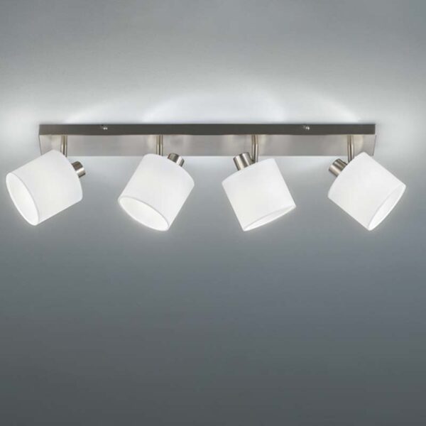 Philips Lighting Move – Barra LED Con 4 Spot Quadrati In Vetro, Design Moderno Per Illuminazione D'Interni (Lampadine Incluse) - 2