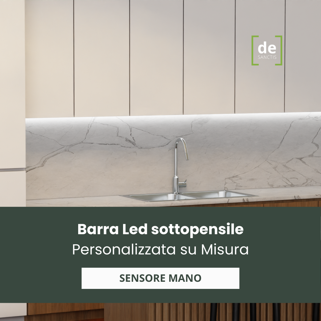 Barra LED Sottopensile MAKA 24W - Luci Per Cucina, 220V, Con Interruttore