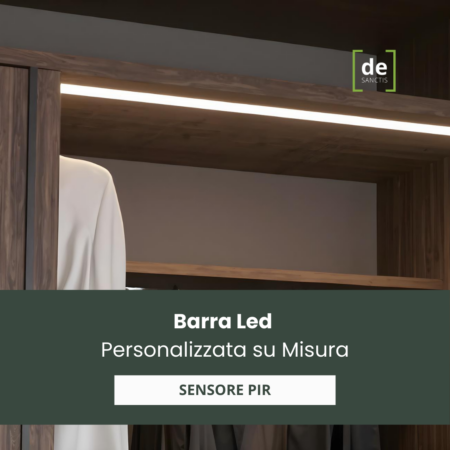 Barra LED Personalizzata su Misura con Sensore PIR – De Sanctis Light & design