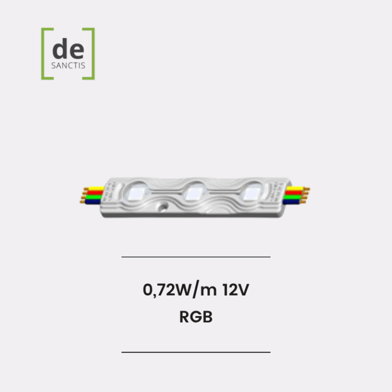 Modulo 3 Led Ip67 Rgb 120° 0,72W 12V – De Sanctis Light & Design | Luceled