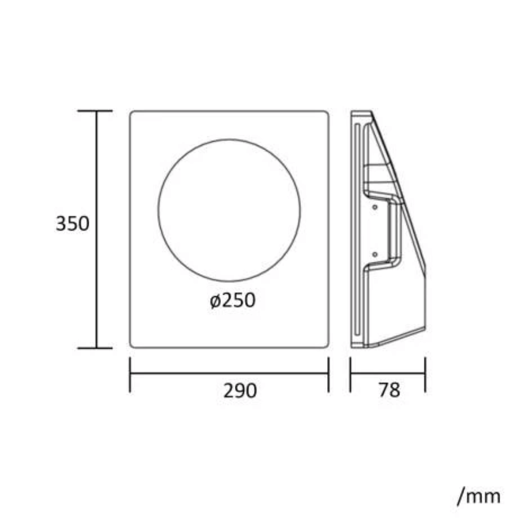 Applique da Parete Integrazione Cartongesso per Lampadina LED GU10 (10)