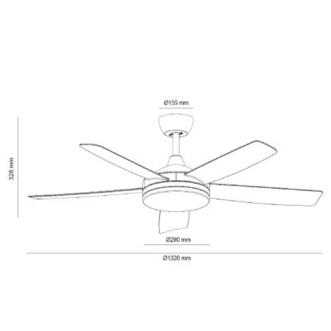 Ventilatore da Soffitto LED Zante (9)