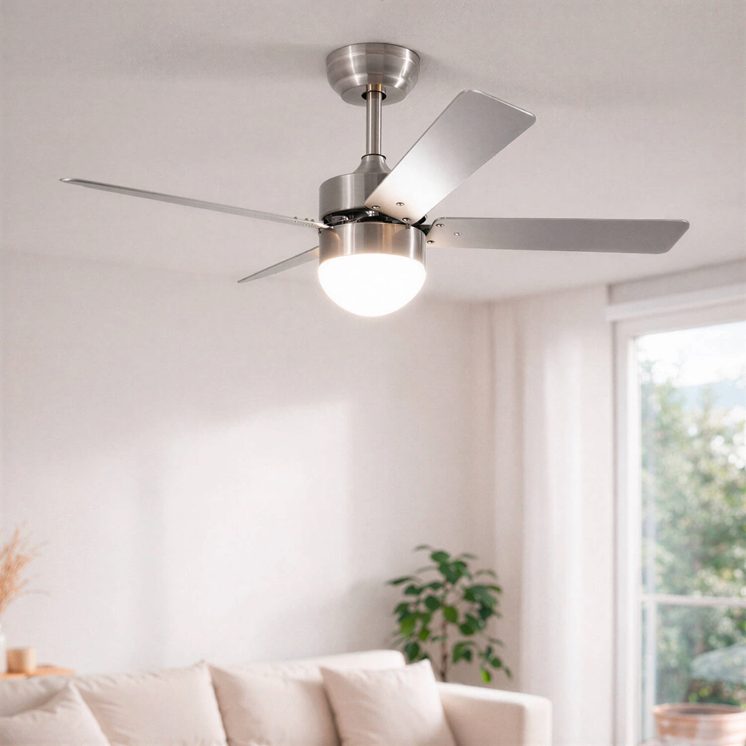 Ventilatore da Soffitto Silenzioso Cygnus Nichel (3)