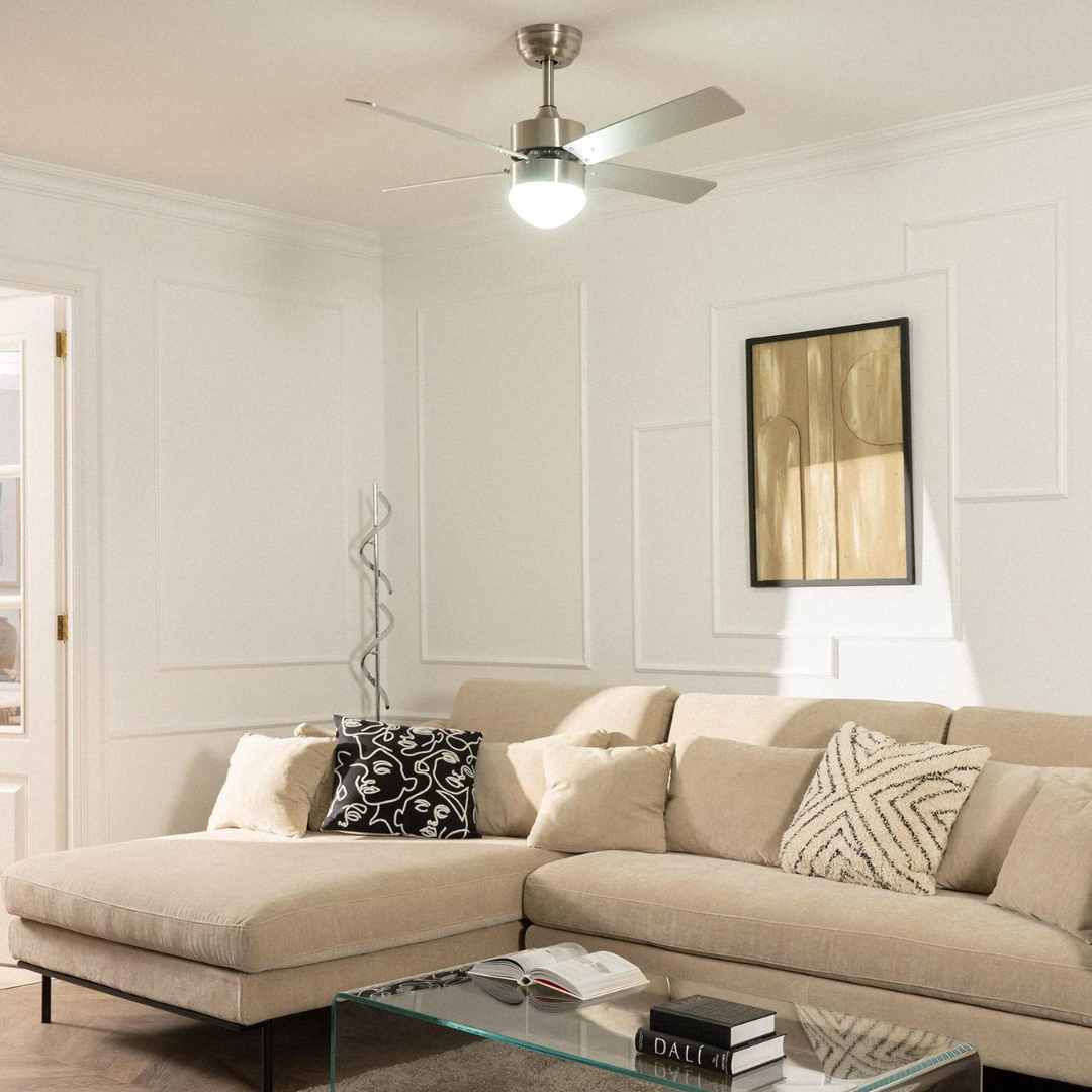 Ventilatore da Soffitto Silenzioso Cygnus Nichel (5)