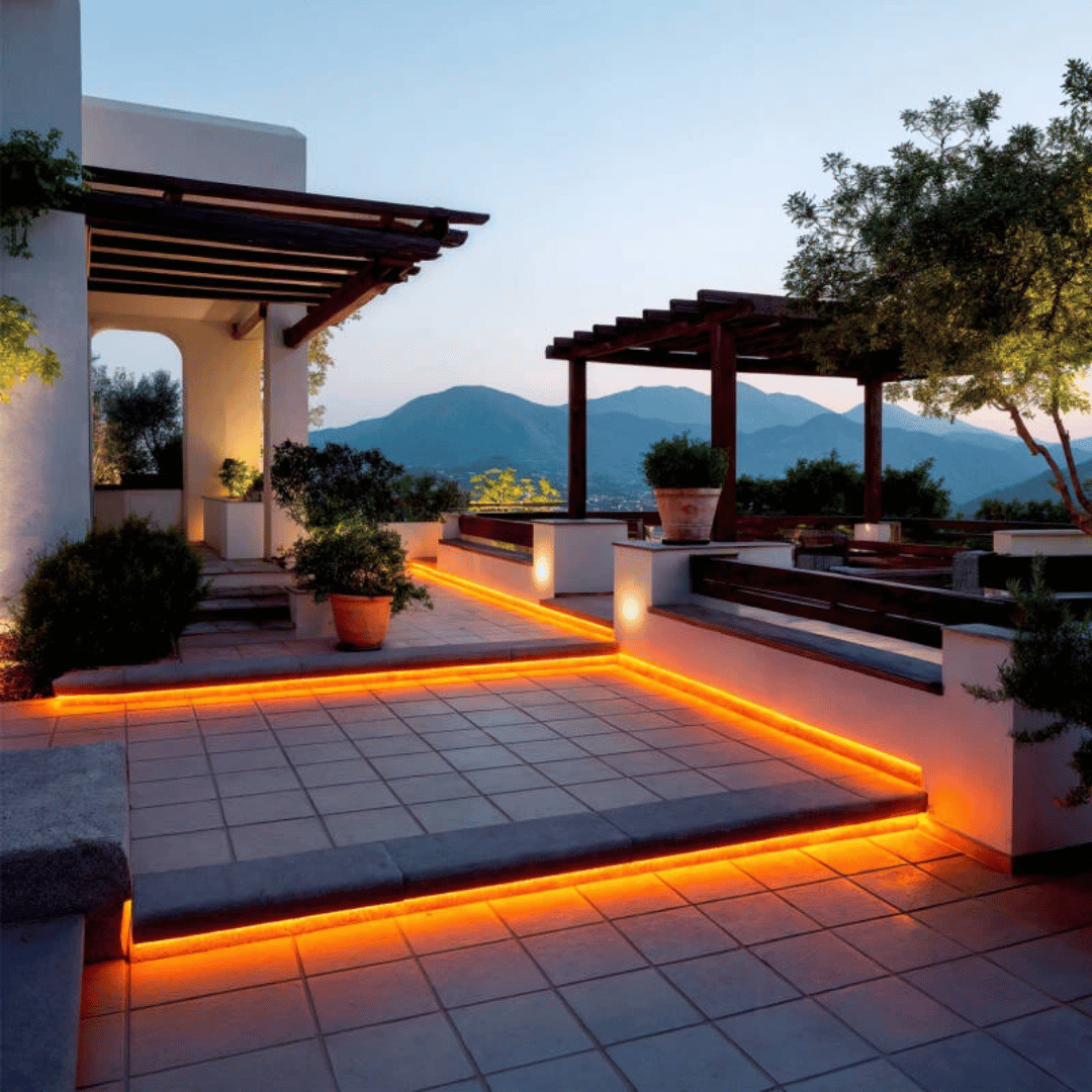 Bobina 50m Striscia LED Neon Regolabile 220V Semicircolare 180 7.5W_m IP67 (7)