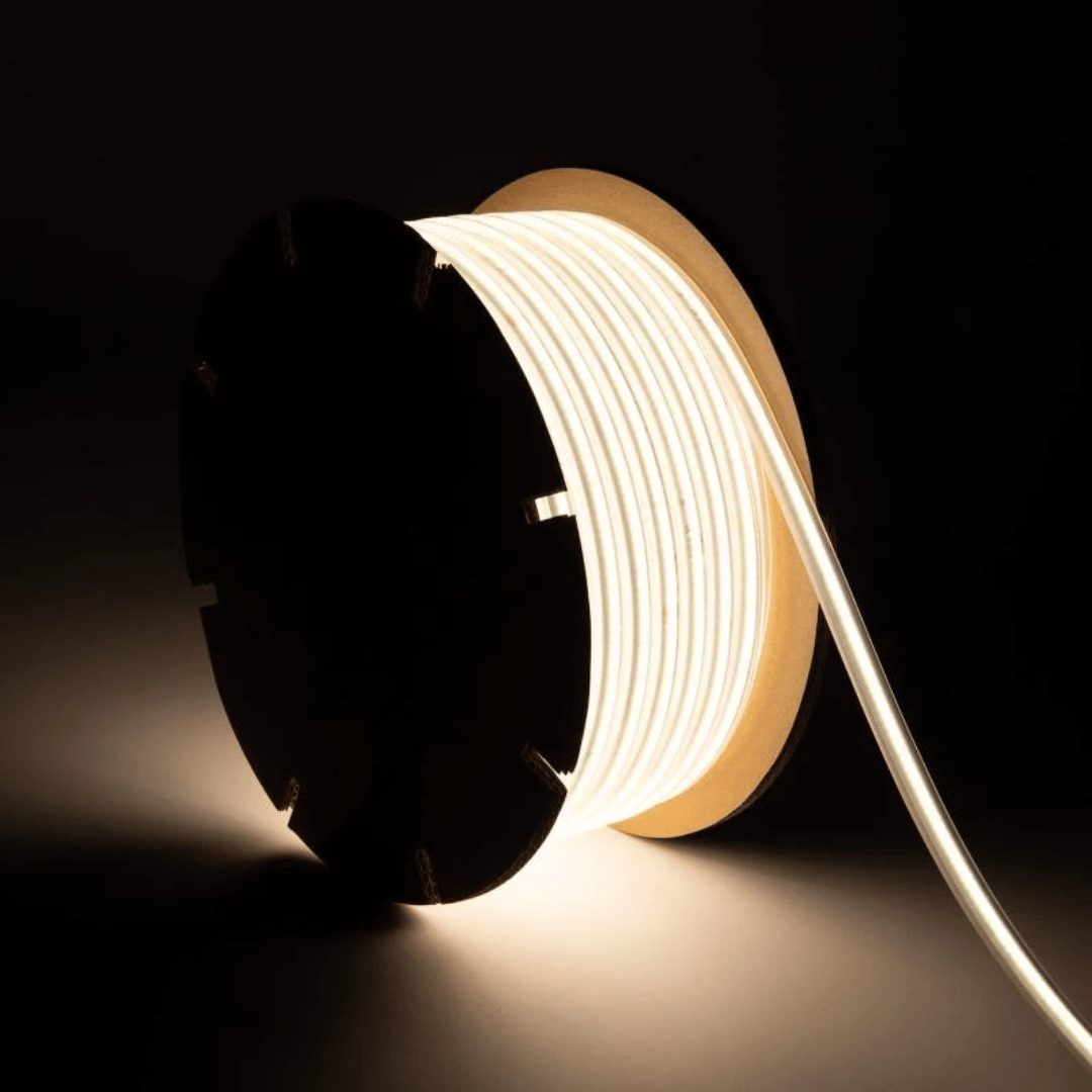 Bobina 50m Striscia LED Regolabile 220V COB 320 LED_m 8W_m 720lm_m (5)