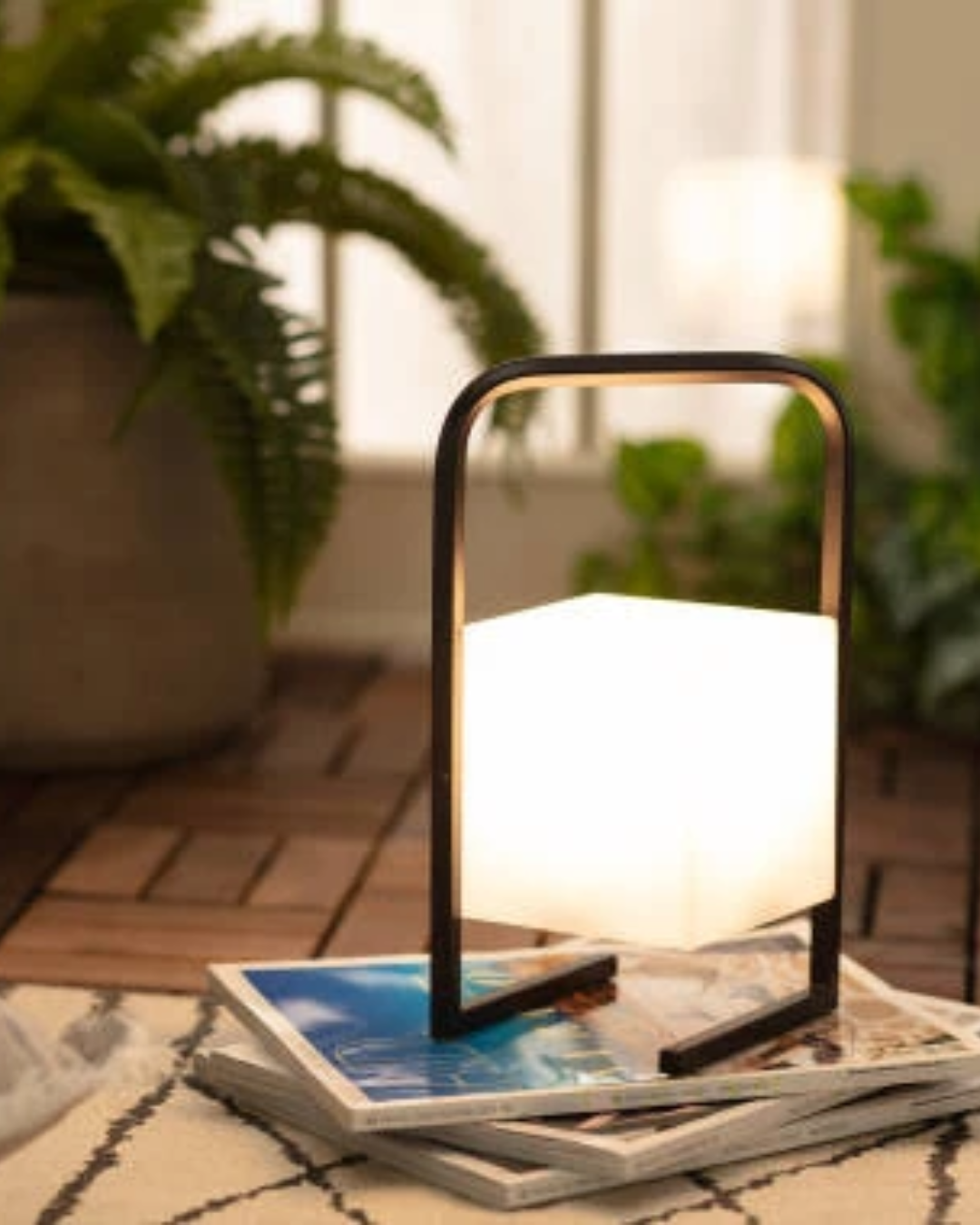 Lampada da Tavolo Esterno LED 2.5W Portatile Tiber - Nero (3)