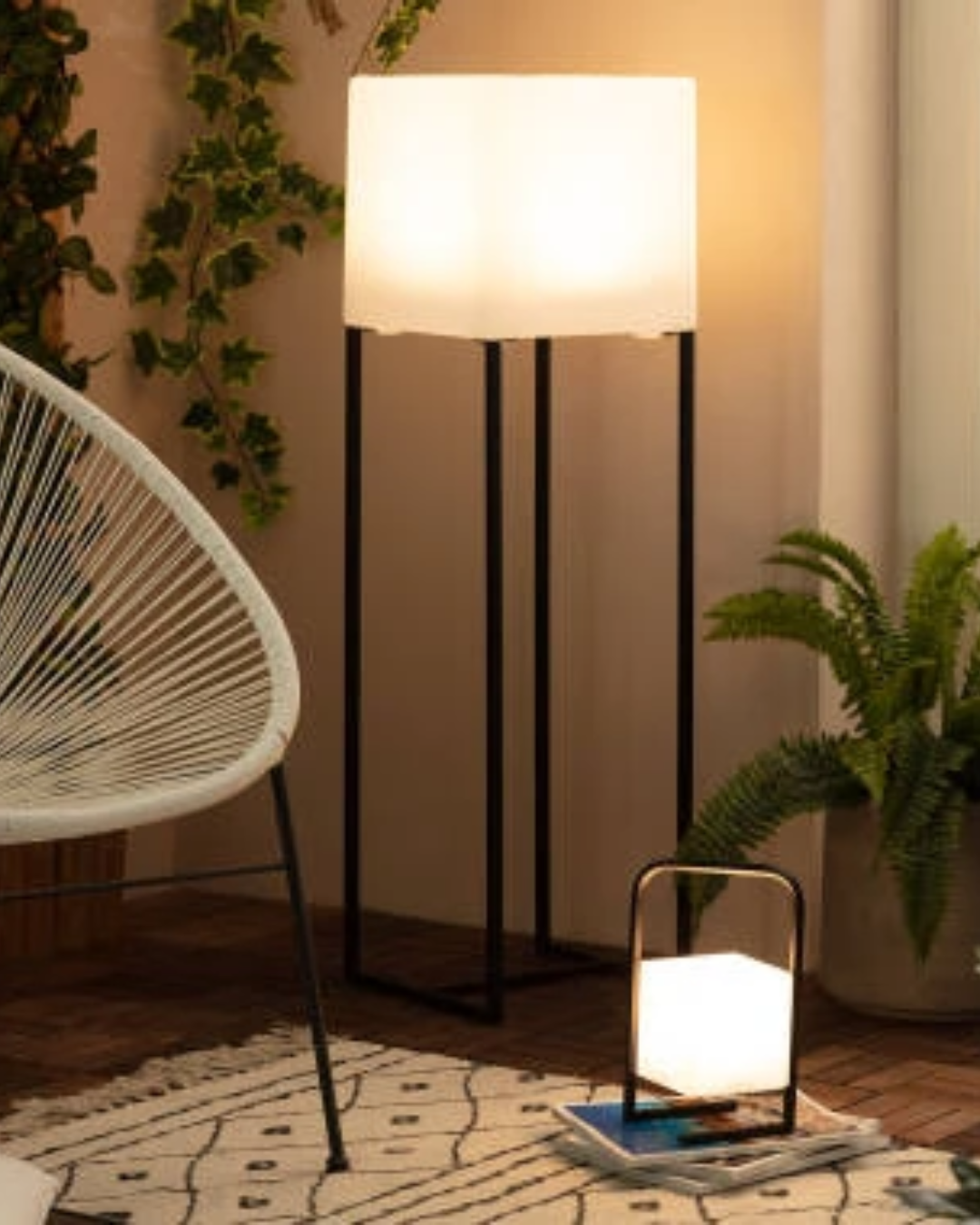 Lampada da Tavolo Esterno LED 2.5W Portatile Tiber - Nero (4)