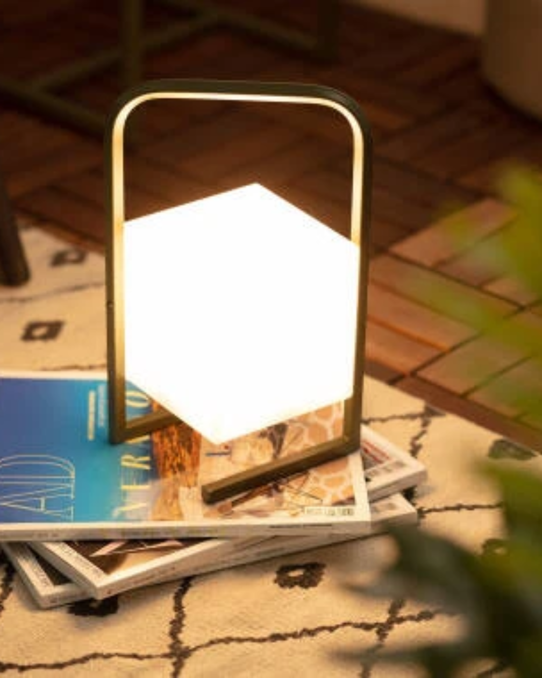 Lampada da Tavolo Esterno LED 2.5W Portatile Tiber - Verde Cachi (3)