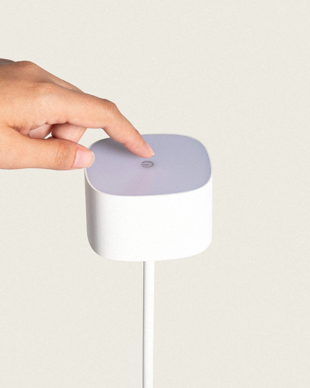 Lampada da Tavolo LED 2W Portatile Mounka Square - Bianco (4)