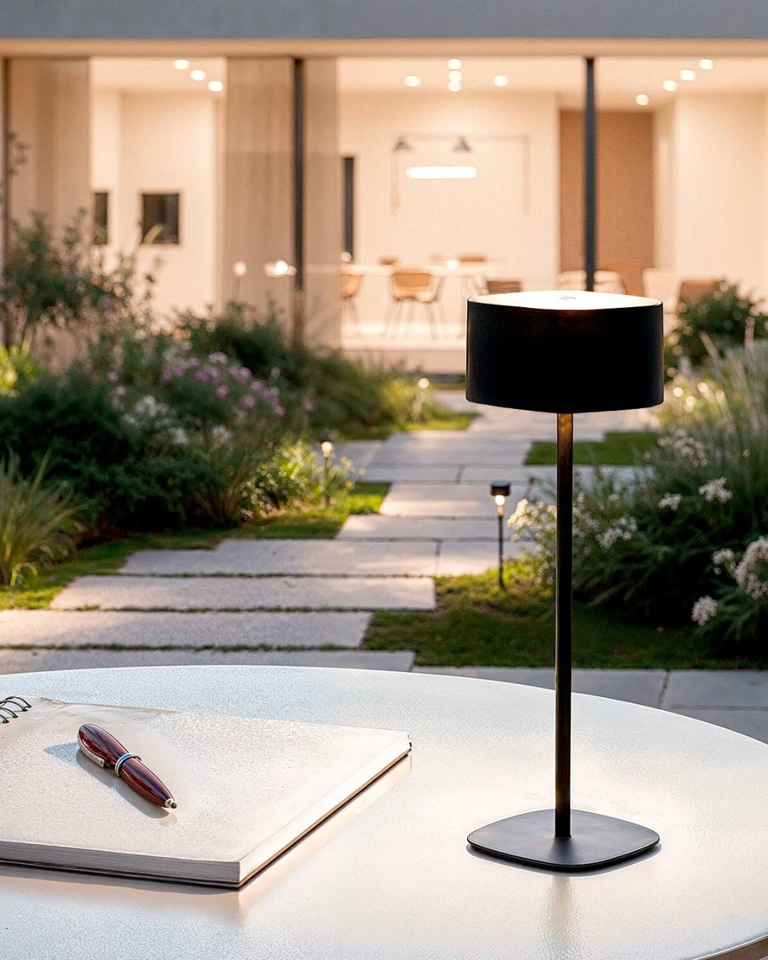 Lampada da Tavolo LED 2W Portatile Mounka Square - Nero (3)