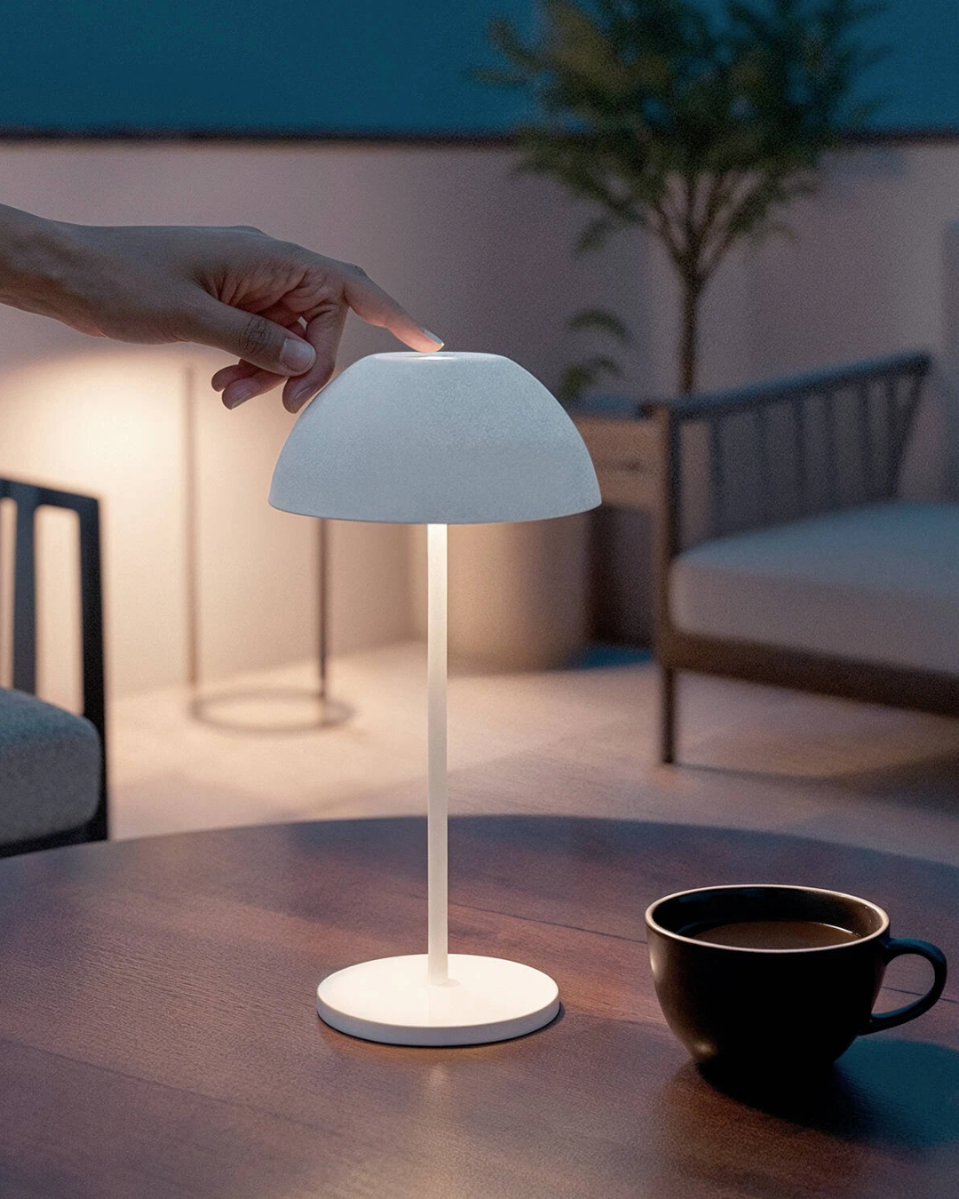 Lampada da Tavolo LED 2W Portatile Mugla - Bianco (2)