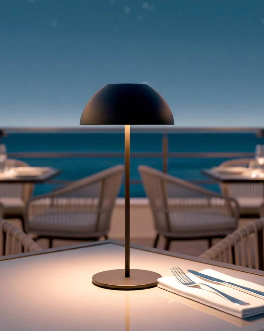 Lampada da Tavolo LED 2W Portatile Mugla - Nero (2)