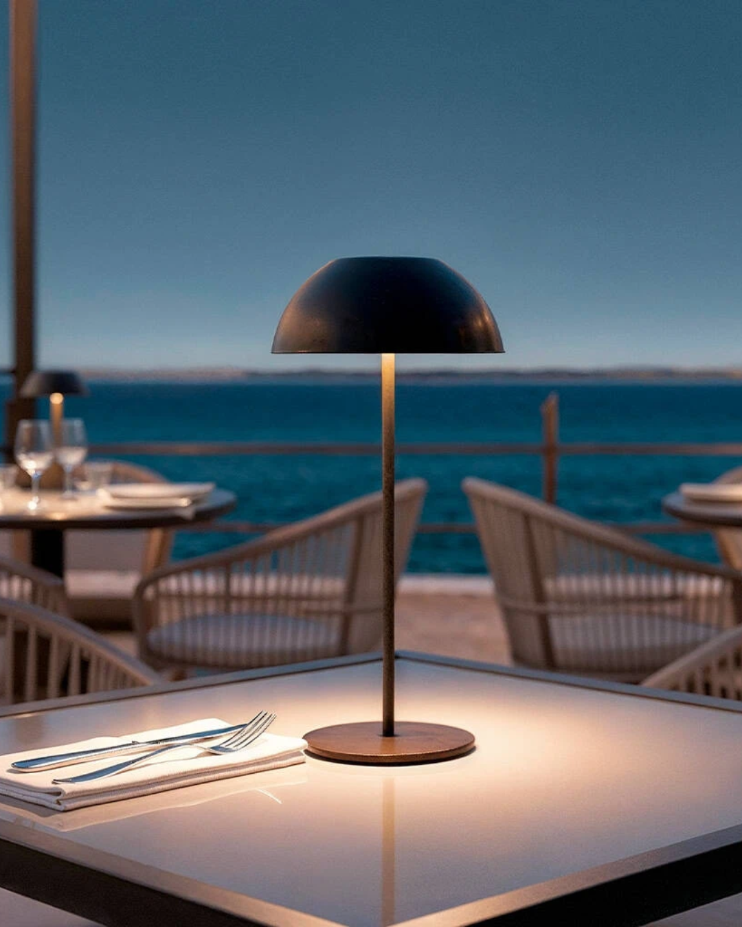 Lampada da Tavolo LED 2W Portatile Mugla - Nero (3)