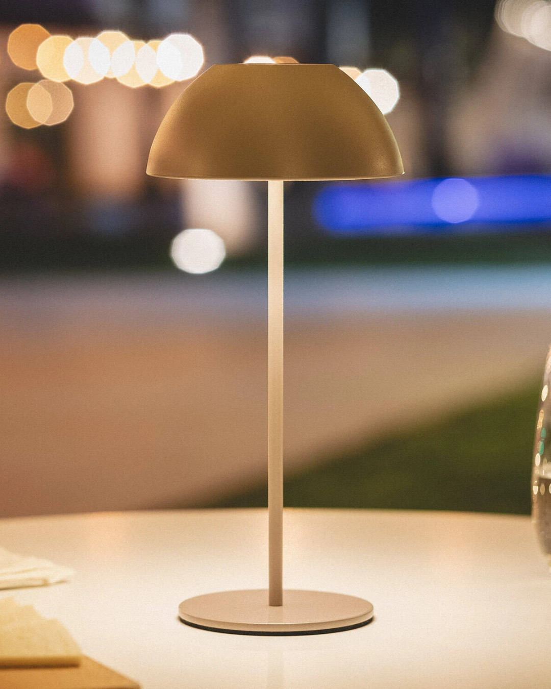 Lampada da Tavolo LED 2W Portatile Mugla - Tortora (2)