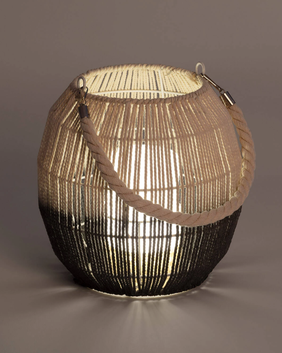 Lampada da Tavolo LED Portatile In Corda Mero (3)