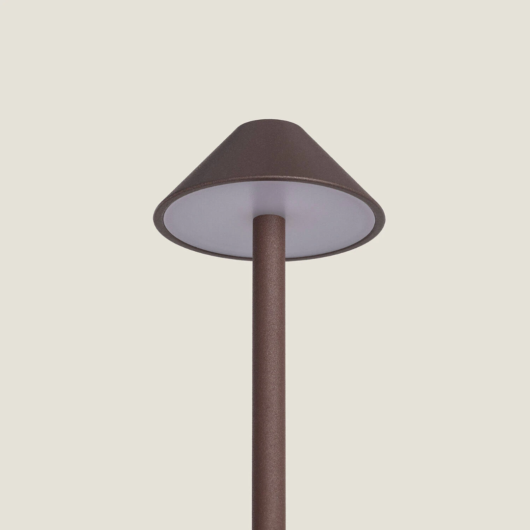 Lampada da Tavolo LED Portatile Per Esterni Magatzi - Marrone (4)