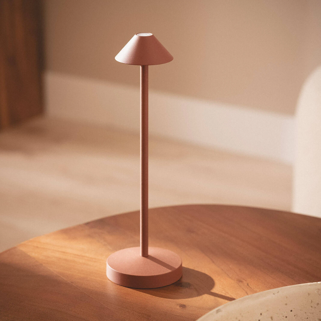 Lampada da Tavolo LED Portatile Per Esterni Magatzi - Terracotta (3)